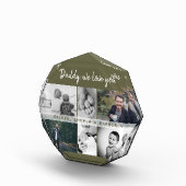 Vater mit Kindern und Vater Collage Fotoblock (Rechts)