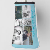 Vater mit Kindern und Vater Collage Golf Headcover (Rotieren 90)