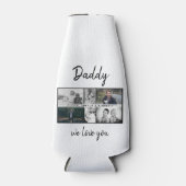 Vater mit Kindern und Vater Foto Collage Bott Flaschenkühler (Vorderseite)