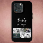 Vater mit Kindern und Vater FotoCollage Case-Mate iPhone Hülle<br><div class="desc">Vater mit Kindern und Vater Foto Collage iPhone Case. Collage von 6 Fotos, väterlicher Name mit einer süßen Nachricht in einem trendigen weißen Skript und Namen von Kindern, die die Fotos überlagern. Fügen Sie Ihre 6 Lieblings-Fotos hinzu. Der süße Sake und ein Geschenk zum Geburtstag, Vatertag oder Weihnachten für einen...</div>