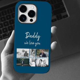 Vater mit Kindern und Vater FotoCollage Case-Mate iPhone 14 Pro Hülle