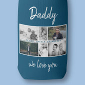 Vater mit Kindern und Vater FotoCollage Flaschenkühler