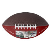 Vater mit Kindern und Vater FotoCollage Football (Vorderseite)