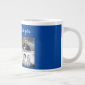 Vater mit Kindern und Vater FotoCollage Jumbo-Tasse (Rechts)