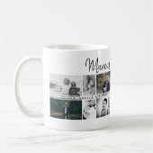 Vater mit Kindern und Vater FotoCollage Kaffeetasse (Links)