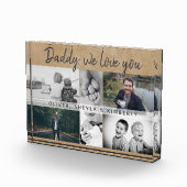 Vater mit Kindern und Vater Vater 6 Fotoblock (Rechts)