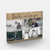 Vater mit Kindern und Vater Vater 6 Fotoblock (Links)