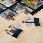 Vater mit Kindern Vater 14 FotoCollage Puzzle (Seite)