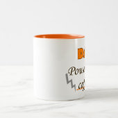 Vater mit Koffein Zweifarbige Tasse (Mittel)