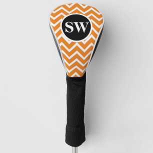 Vater mit Monogramm Zickzack  Personalisieren Golf Headcover