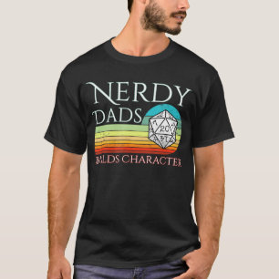 Vater mit nerdigen Interessen entwickelt Charakter T-Shirt