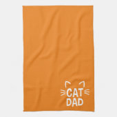 Vater mit Ohren und Whiskys Geschirrtuch (Vertikal)