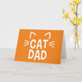 Vater mit Ohren und Whiskys Karte (Gelbe Blume)