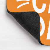 Vater mit Ohren und Whiskys Mousepad (Ecke)
