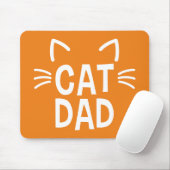 Vater mit Ohren und Whiskys Mousepad (Mit Mouse)
