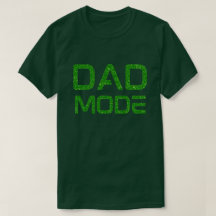 Vater Mode Glitzer T - Shirt