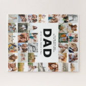 Vater Moderne Foto Väter Tag Schwarz-weiß Puzzle (Horizontal)