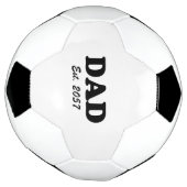 Vater Moderne schwarze Typografie Fußball (Gedreht)