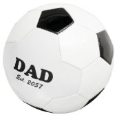 Vater Moderne schwarze Typografie Fußball (Dreiviertel)