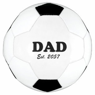 Vater Moderne schwarze Typografie Fußball