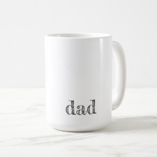 VATER Moderne Typografie Vathers Day Joy Kids Fun Kaffeetasse