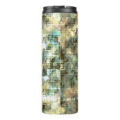 Vater moderner dystopischer Tarnung Thermobecher Thermosbecher (Rückseite)