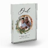 Vater Modernes, elegantes Foto mit grünen Kranken (Links)