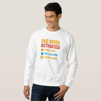 Vater-Modus aktiviert lustige Vatertag Geschenk Sweatshirt