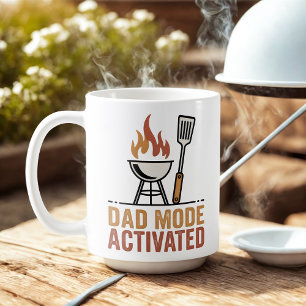 Vater-Modus aktiviert Vaterhumor-Design Kaffeetasse