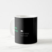 Vater-Modus und Ruhezustand Kaffeetasse (Vorderseite Links)