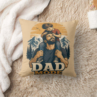 Vater-Modus Vatertags-Shirt Kissen