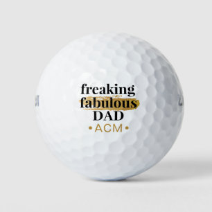 Vater Monogram Golf Balls sind ein unglaubliches F Golfball
