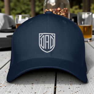 Vater-Monogramm-Wappen Vatertag Geburtstagsgeschen Bestickte Baseballkappe