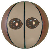 Vater Monster Liebe Kaffee Basketballs (Vertikal)
