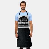 Vater Motorrad Legende Coolen Männertag Schürze (Getragen)