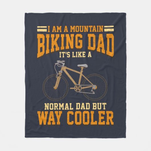 Vater Mountain Bike Vater Es ist wie ein normaler Fleecedecke (Vorderseite)