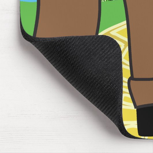 Vater Mousepad, weil wunderbare Dinge, die er tut Mousepad (Ecke)