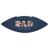 Vater MultiFoto Typografie Marine Blau moderne Football (Panel)