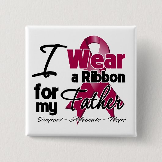 Vater - Multiples Myelom Ribbon Button (Vorderseite)