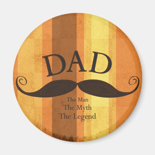 Vater Mustache Magnet (Vorne)