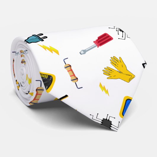 Vater-Muster-Krawatte Krawatte (Gerollt)