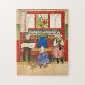 Vater, Mutter und Kind, 1906 von Carl Larsson Puzzle (Vertikal)