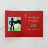 Vater My Hero Karte (Innenseite)