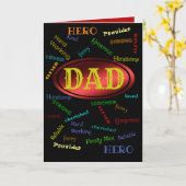 Vater My Hero Karte (Gelbe Blume)