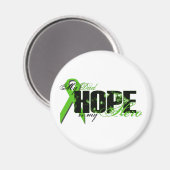 Vater My Hero - Lymphoma Hope Magnet (Vorderseite/Rückseite)