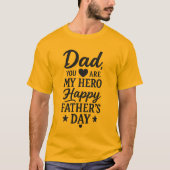 Vater My Hero T - Shirt (Vorderseite)