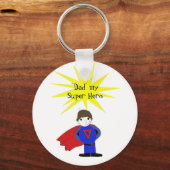 Vater My Super Hero Schlüsselanhänger (Vorderseite)