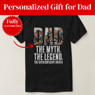 Vater-Mythos-Legende Selbstsicherer Fahrer T-Shirt