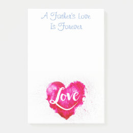 Vater - Nachhinweise Post-it Klebezettel