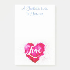 Vater - Nachhinweise Post-it Klebezettel